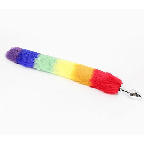 Fox Tail Anal Plug Large By Love In Leather - Butt Plugs