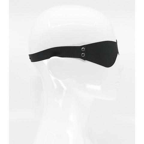 Love In Leather Shaped Silicone Blindfold - Masks And Blindfolds