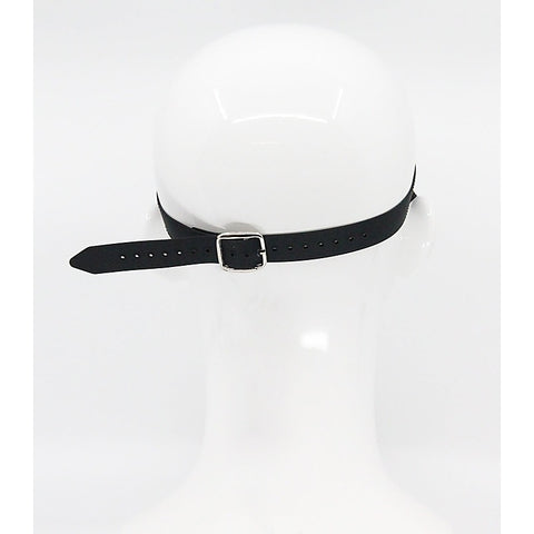 Love In Leather Shaped Silicone Blindfold - Masks And Blindfolds