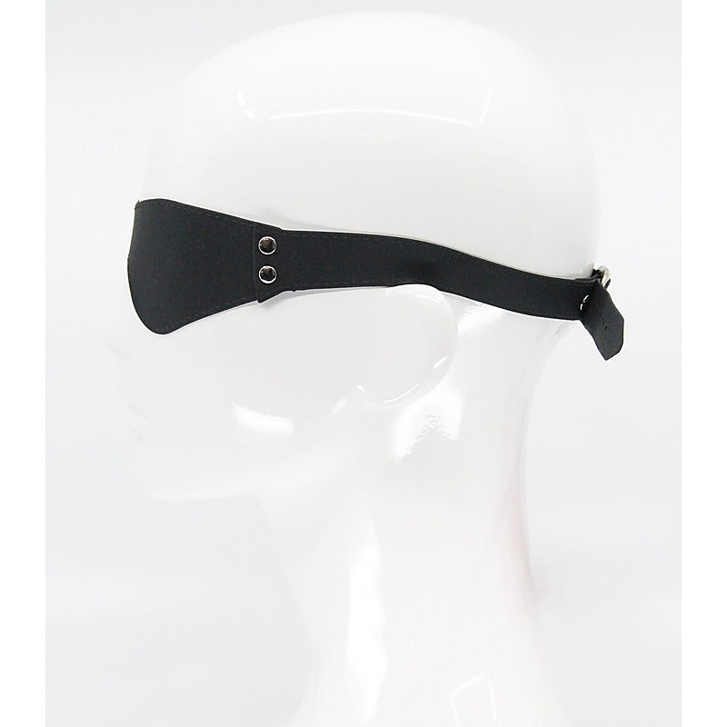 Love In Leather Shaped Silicone Blindfold - Masks And Blindfolds