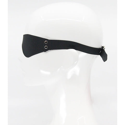 Love In Leather Shaped Silicone Blindfold - Masks And Blindfolds