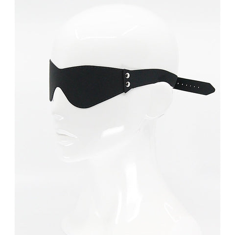 Love In Leather Shaped Silicone Blindfold - Masks And Blindfolds