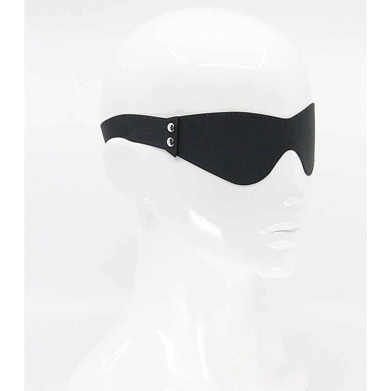 Love In Leather Shaped Silicone Blindfold - Masks And Blindfolds