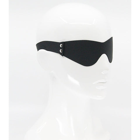 Love In Leather Shaped Silicone Blindfold - Masks And Blindfolds