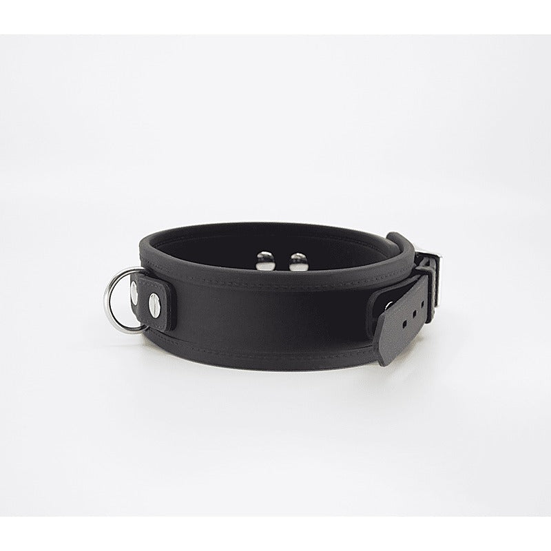 Love In Leather Premium Silicone Collar & Lead Set - Collars and Leads