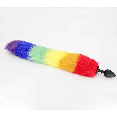 Fox Tail Silicone Butt Plug By Love In Leather - Butt Plugs