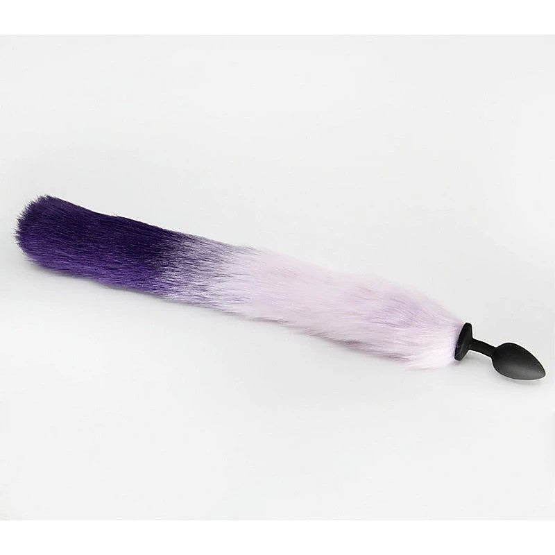 Fox Tail Silicone Butt Plug Medium By Love In Leather - Butt Plugs