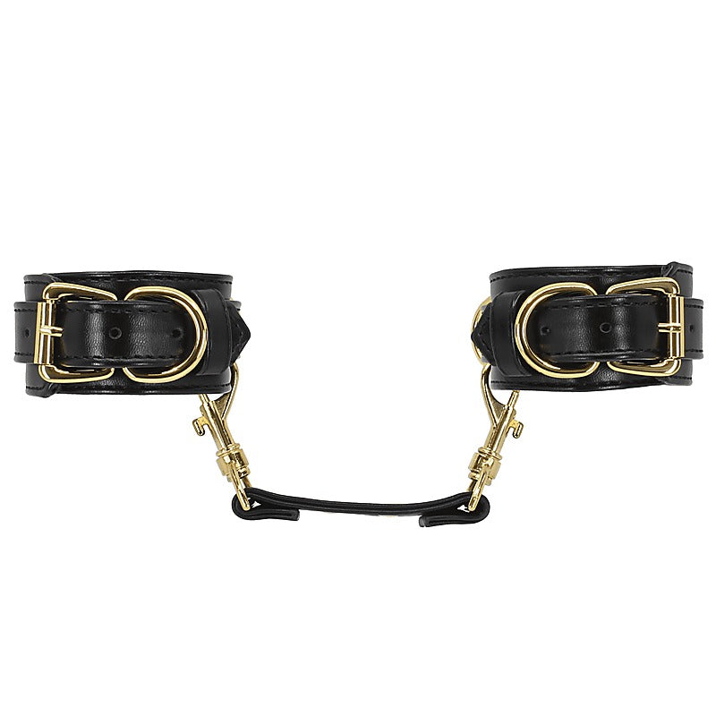 Faux Leather Wrist Cuffs by Love In Leather - Cuffs And Restraints