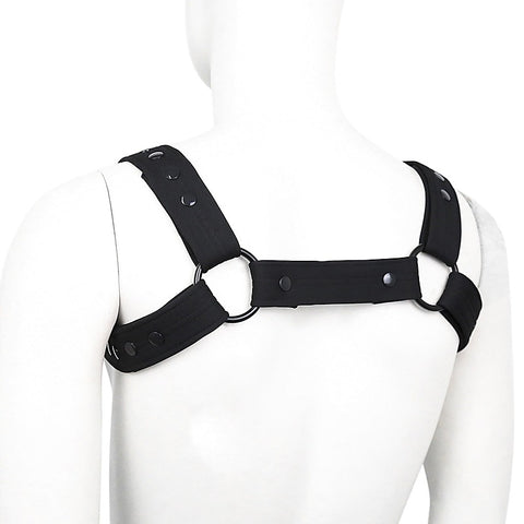 Men'S Neoprene Bulldog Brace By Love In Leather - Cuffs And Restraints