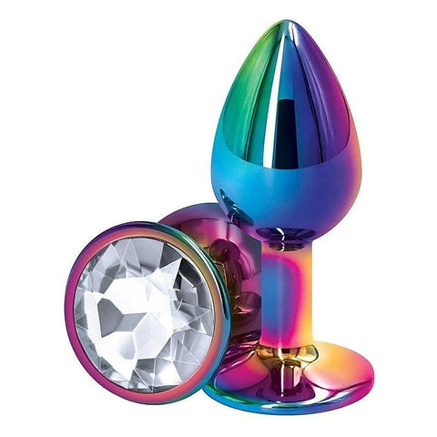 Rear Assets Multicolor Small Butt Plug By Ns Novelties - Butt Plugs