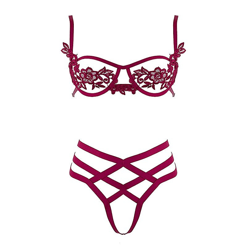 Women'S Bra With Cut Out Bust By Muse - Her Fetish