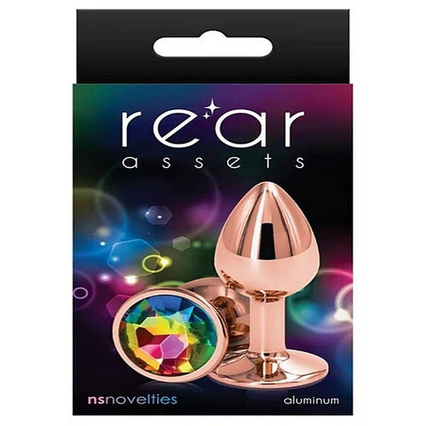 Rear Assets Rose Gold Small Butt Plug By Ns Novelties - Butt Plugs