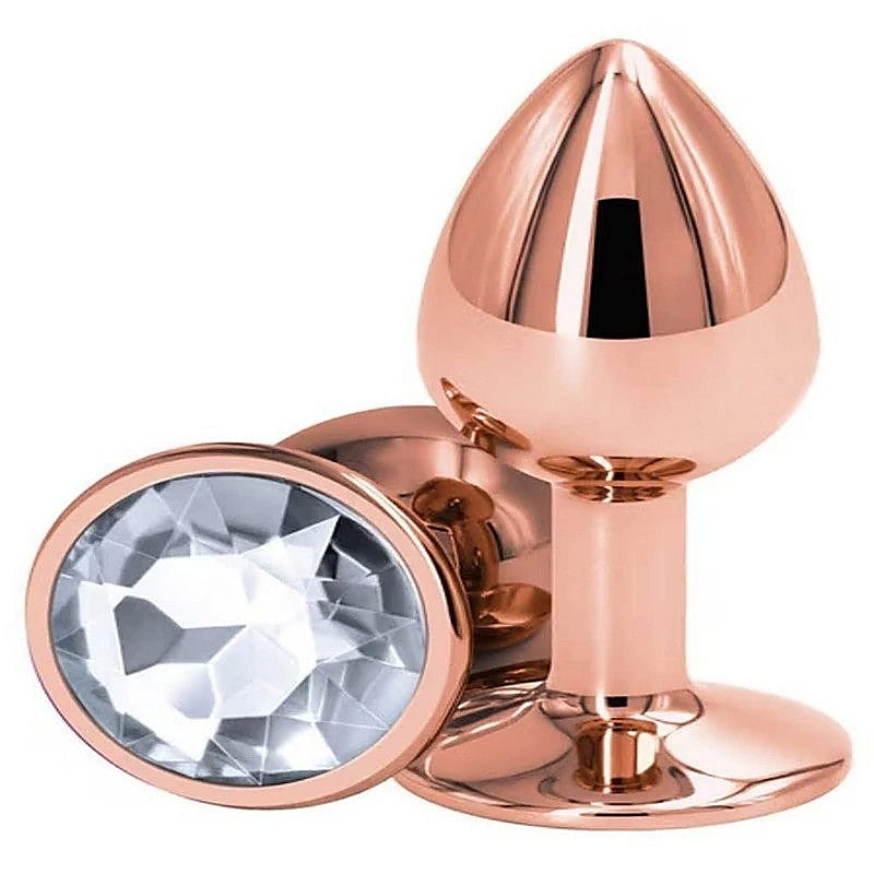 Rear Assets Rose Gold Small Butt Plug By Ns Novelties - Butt Plugs