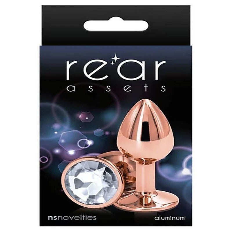 Rear Assets Rose Gold Small Butt Plug By Ns Novelties - Butt Plugs