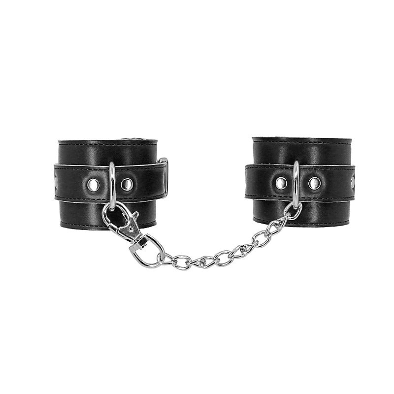 Berlin Baby Faux Fur Lined Leatherette Ankle Cuffs - Cuffs And Restraints