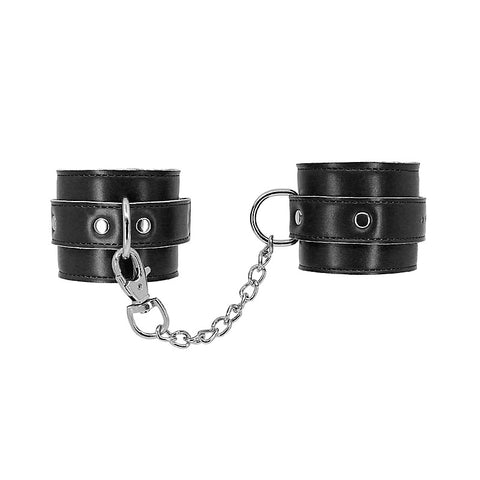 Berlin Baby Faux Fur Lined Leatherette Ankle Cuffs - Cuffs And Restraints