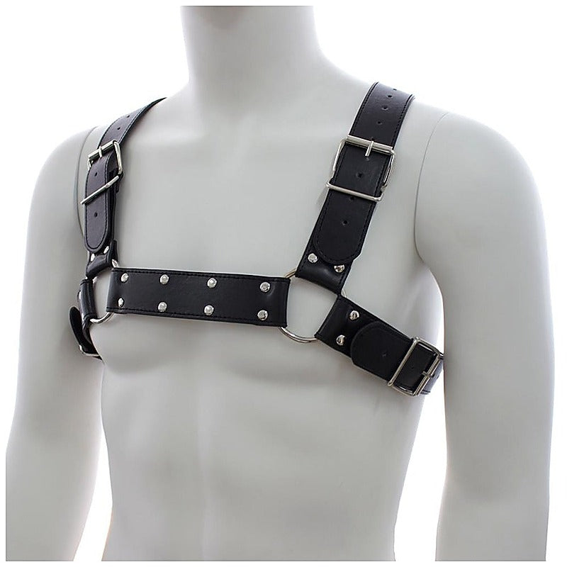 Pu Leather Bdsm Play Bulldog Brace By Berlin Baby - Cuffs And Restraints