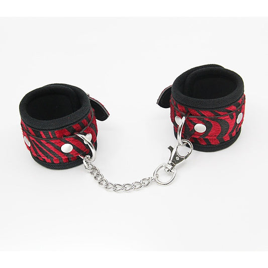 Berlin Baby Animal Print Bondage Wrist Cuffs - Cuffs And Restraints