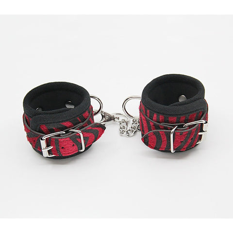 Berlin Baby Animal Print Bondage Wrist Cuffs - Cuffs And Restraints