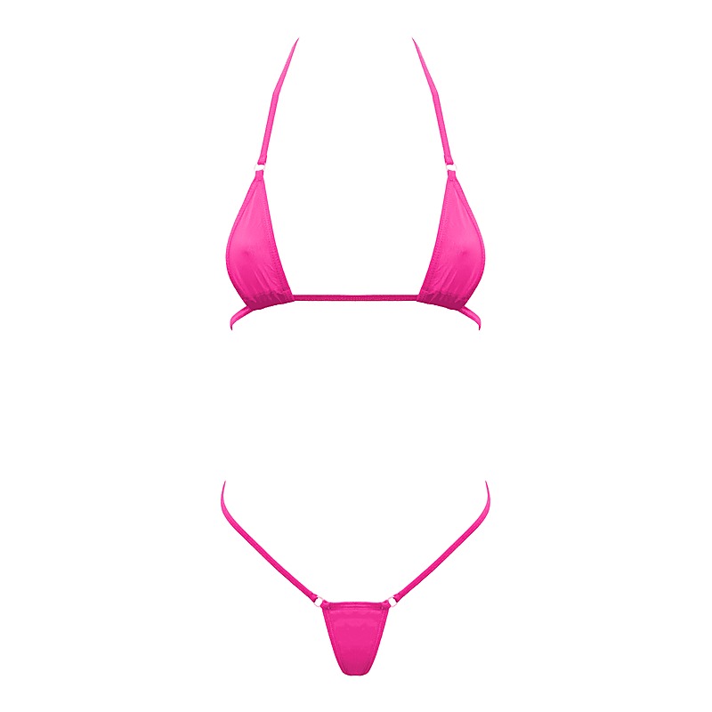 Spandex Fabric Women'S Micro Bikini By Love In Leather - Bras and Bra Sets