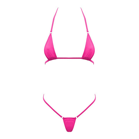 Spandex Fabric Women'S Micro Bikini By Love In Leather - Bras and Bra Sets