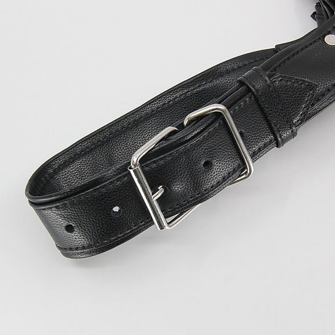 Men'S Pu Leather Bulldog Brace By Love In Leather - Cuffs And Restraints