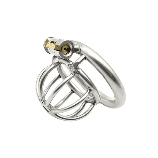 Love In Leather Bird Cage Style Male Chastity Device - Male Chastity