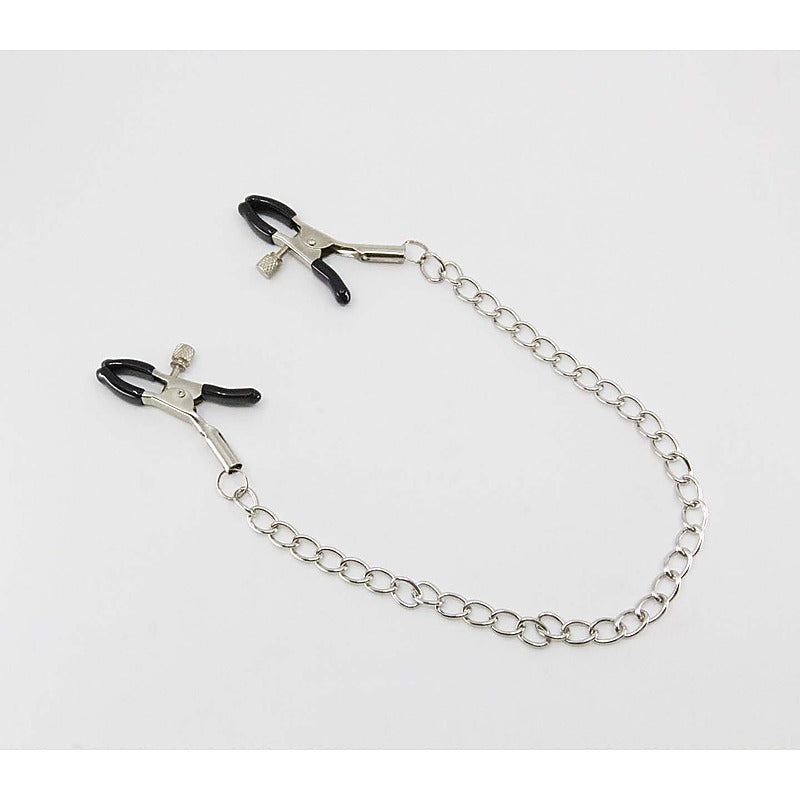 Chain Joined Women'S Nipple Clamps By Love In Leather - Nipple and Clit Clamps