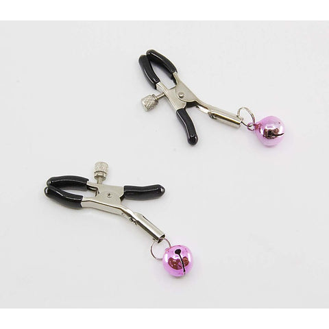 Bells Nipple Clamps by Love In Leather - Nipple and Clit Clamps