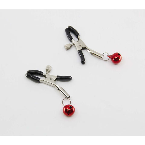 Bells Nipple Clamps by Love In Leather - Nipple and Clit Clamps