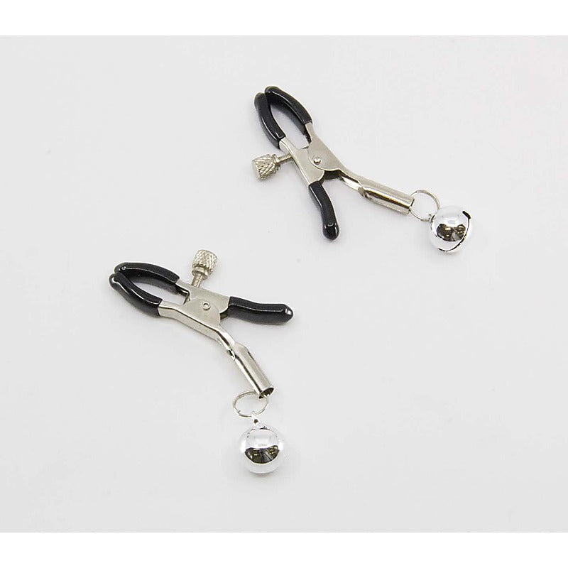 Bells Nipple Clamps by Love In Leather - Nipple and Clit Clamps