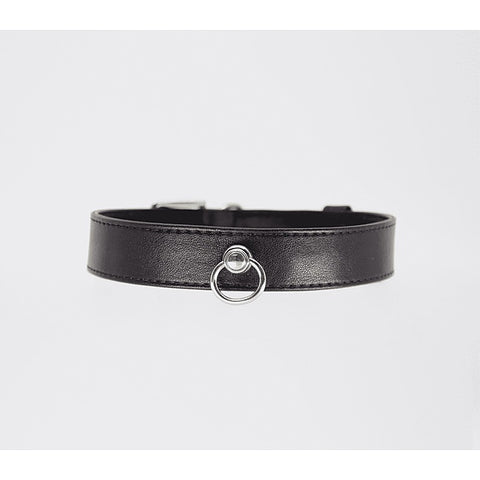Love In Leather Tipped Bondage Collar & Lead Set - Collars and Leads
