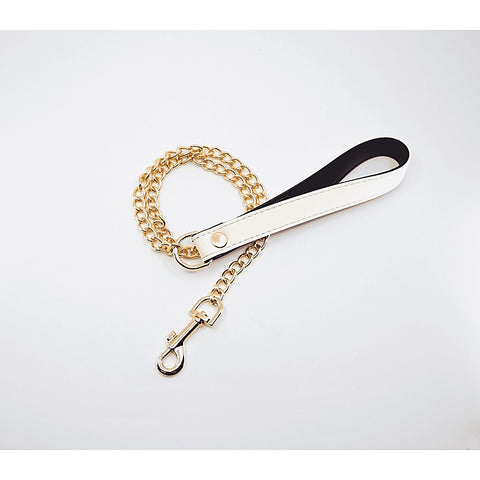 Love In Leather Glow in the Dark Collar & Lead Set - Collars and Leads