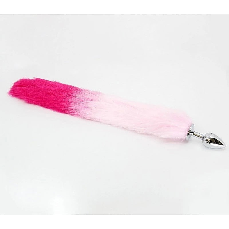 Fur Fox Tail Butt Plug Small By Love In Leather - Butt Plugs
