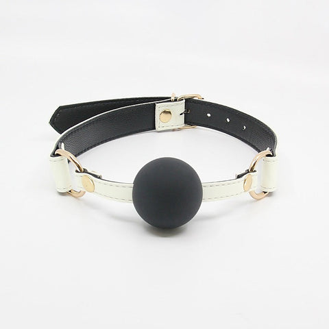 Glow In The Dark Gag With Ball By Love In Leather - Bondage Gags and Bits