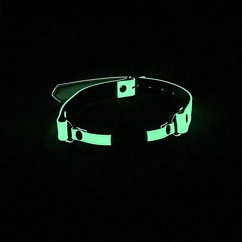 Glow In The Dark Gag With Ball By Love In Leather - Bondage Gags and Bits