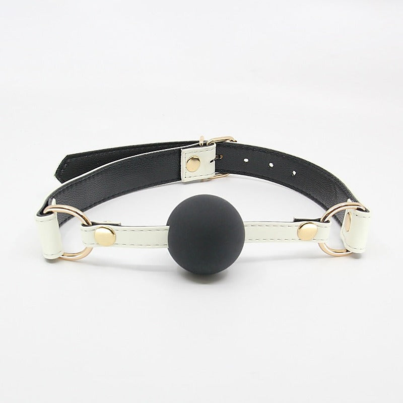 Glow In The Dark Gag With Ball By Love In Leather - Bondage Gags and Bits