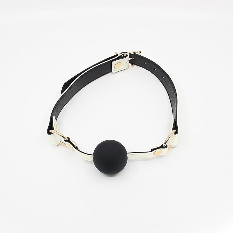 Glow In The Dark Gag With Ball By Love In Leather - Bondage Gags and Bits
