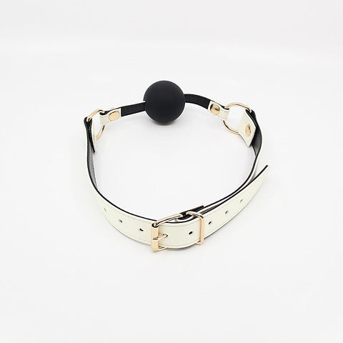 Glow In The Dark Gag With Ball By Love In Leather - Bondage Gags and Bits