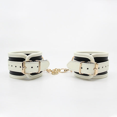 Glow In Dark Bondage Wrist Cuffs By Love In Leather - Cuffs And Restraints