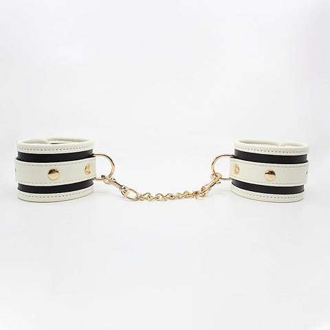 Glow In Dark Bondage Wrist Cuffs By Love In Leather - Cuffs And Restraints