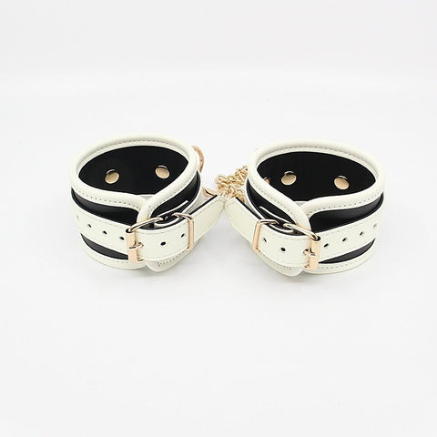 Glow In Dark Bondage Wrist Cuffs By Love In Leather - Cuffs And Restraints
