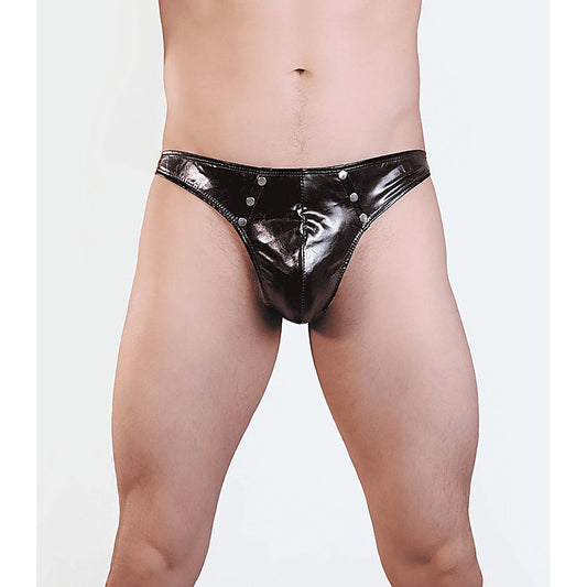Love In Leather Mens Full Wet Look G-String
