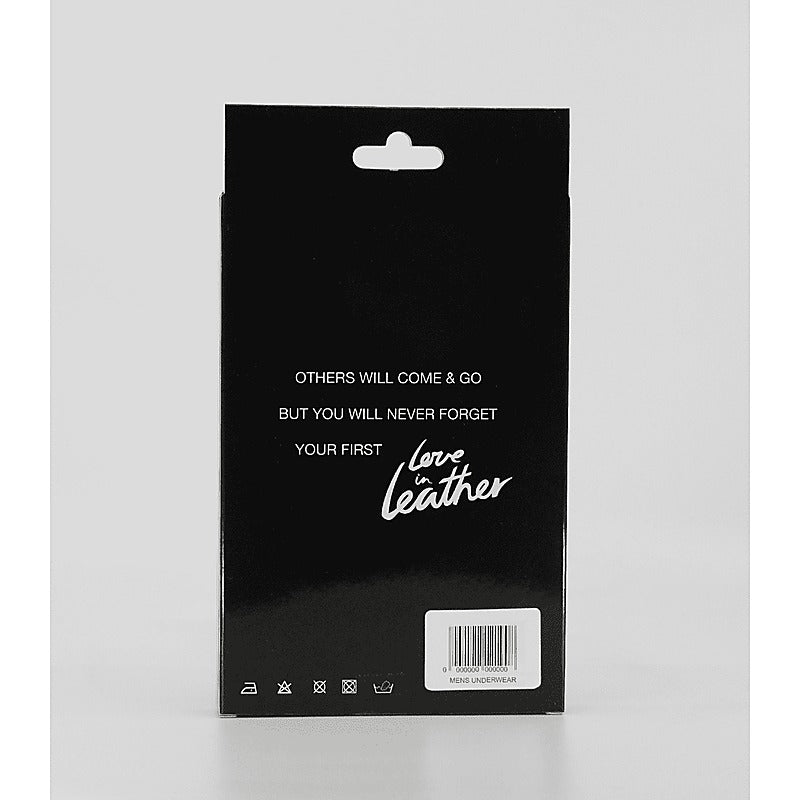 Love In Leather Soft Poly-Cotton Mens G-String S/M - Jocks and G-Strings