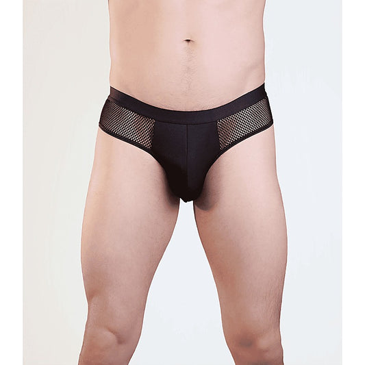 Love In Leather Mens Mesh Bumless Sexy Underwear