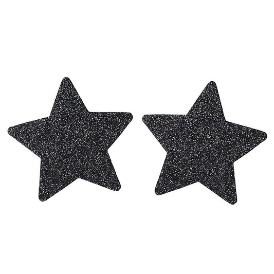 Glitter Star Womens Nipple Covers By Love In Leather - Breast and Nipple Toys
