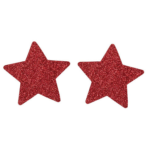 Glitter Star Womens Nipple Covers By Love In Leather - Breast and Nipple Toys