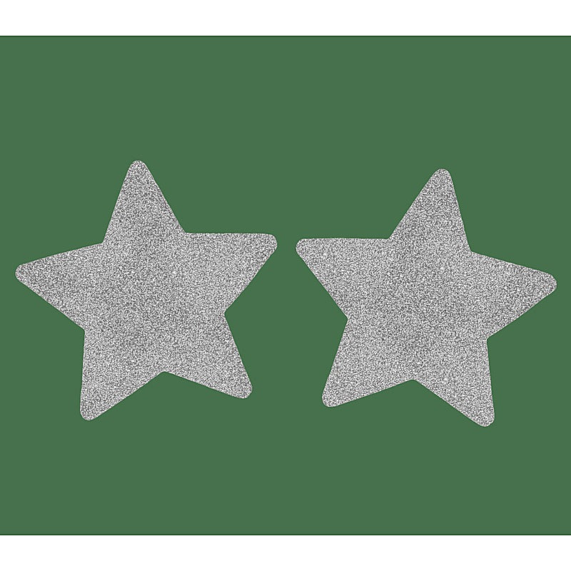 Glitter Star Womens Nipple Covers By Love In Leather - Breast and Nipple Toys