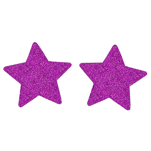Glitter Star Womens Nipple Covers By Love In Leather - Breast and Nipple Toys