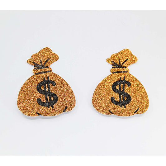 Glitter Money Bag Nipple Covers By Love In Leather - Breast and Nipple Toys